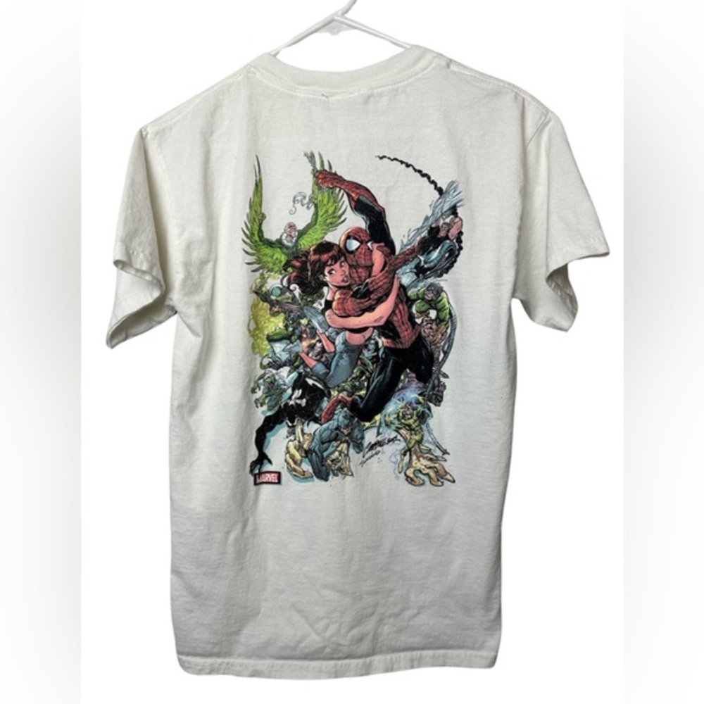RARE Vintage Spider-Man T-shirt Small 2003 Universal‎ Studios WITH GREAT POWER